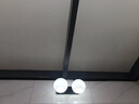 自由亮 led壁灯卧室床头灯现代简约创意卧室壁灯客厅过道楼梯墙壁灯 B款双头经典黑:送10W三色LED灯泡 实拍图
