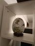 意凡 景德镇陶瓷摆件 福蛋 中式家居客厅办公室装饰品创意工艺品 路路高升+底座  福蛋 实拍图