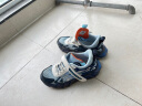 哈比熊（HOBIBEAR）童鞋夏季儿童运动鞋单网男童鞋镂空软底女童鞋JD78U77 蓝色36码 晒单实拍图