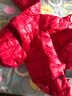 雅鹿轻薄羽绒服女短款连帽秋冬新款90绒轻便外套ap 中国红 180/XXXL 实拍图