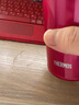 膳魔师（THERMOS）进口保温保冷杯不锈钢JNL-350车载男女情侣儿童水杯子小巧随手杯 JNL-352-SBR 樱桃红 350ml 实拍图