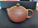 古悦堂 宜兴名家纯全手工紫砂壶 茶壶茶具刻绘底槽清西施壶 套装光素款 200ml 实拍图