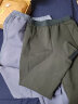 日着设计师品牌2024年春季新款显瘦宽松绿色运动休闲束脚哈伦裤子 谧绿 XL 晒单实拍图