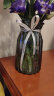 盛世泰堡 北欧玻璃花瓶插花瓶干花满天星仿真花水培植物容器小花瓶客厅装饰摆件 透明色18cm 实拍图