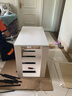 诚朴 烤漆斗柜实木卧室五斗柜简约现代抽屉柜五斗橱储物柜白色收纳柜 600*450*876mm 四斗 加厚背板 实拍图