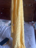良良（liangliang）儿童夏凉被婴儿盖被宝宝毯子盖毯空调盖毯竹纺贴身冰丝毯 竹纤维针织盖毯（125*115cm）-大格-黄色 实拍图