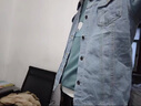 爱洛斯汀堡牛仔外套男春秋上衣服男装休闲夹克衫ins潮牌夹克男工装棒球服男 Y8021蓝色 XL 【120-135斤】 实拍图