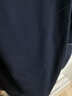 红豆休闲裤男舒适不紧绷秋季商务修身时尚微弹中腰直筒长裤 B5藏青 32 实拍图