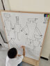 SKAAN双面儿童画板磁性支架立式小黑板家用大白板幼儿涂鸦写字绘画画板 【方型】XL码 固定底座 晒单实拍图