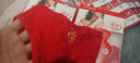 浪莎2条 浪莎女士内裤女三角裤本命年蛇年大红纯棉裆印花结婚红内裤衩 竹纤维印花2条装 M 实拍图