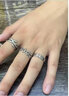 BJYL三件套戒指男款潮流 复古开口方形单身戒指时尚食指环学生尾戒 实拍图