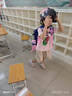 剑桥树儿童书包小学生女孩1-3-6年级减负护脊大容量轻便减压背包双肩包 蝴蝶结A:藏青粉小码 实拍图