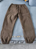 JEEP SPIRIT吉普休闲裤男秋冬季韩版束脚裤子男士宽松工装裤 咖啡色加绒 L 实拍图