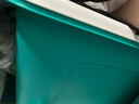 茶花（CHAHUA）茶花塑料收纳箱衣物整理箱35L58L68L多规格玩具整理箱储物 【绿色】 【58升*1个装】59.5*47.5*32.5cm 实拍图