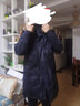鸭鸭（YAYA）羽绒服男士中长款加厚保暖大毛领冬季新款防寒加厚情侣工装外套 卡其色 2XL 实拍图