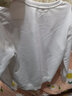 真维斯（JEANSWEST）卫衣男女中国风春秋款国潮大码宽松套头学生帽衫圆领打底无帽外套 白色（印章中国X） L 实拍图