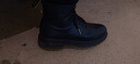 百丽（Belle）复古粗跟马丁靴男休闲工装风机车短靴加绒92267DD0 黑色(8孔)-92427 40 (250mm) 实拍图