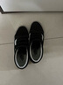 VANS范斯童鞋官方 Old Skool V黑色经典款魔术贴中大童板鞋 黑色 34码 实测内长21cm 实拍图