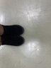 ZHR雪地靴女中筒加绒加厚时尚防滑女靴反绒牛皮平底棉鞋女学生保暖长毛绒短靴女 P29F 黑色 37 实拍图