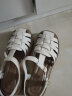 百丽罗马凉鞋女商场同款猪笼鞋厚底厚底凉鞋BK734BL3 棕色 38 实拍图