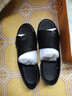 卡帝乐鳄鱼（CARTELO）夏季真皮凉鞋男头层牛皮凉皮鞋透气一脚蹬沙滩凉拖鞋9280 黑色 40 实拍图