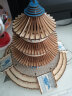 玩控 3d木质拼插立体拼图中国传统古代建筑拼装房子木制模型手工diy 释迦木塔 实拍图