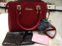 芭特莉 女包秋冬新款时尚单肩包女韩版斜挎包手提女士包包潮 红色【毛球+钱包+卡包+香包】 实拍图