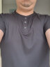 龙牙（Dragon Tooth）三代龙牙阿波罗POWER DRY 速干亨利领T恤加强版夏季户外短袖透气 极夜黑 M(175/96A) 晒单实拍图