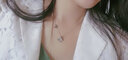 DODOGOGO日韩ins简约蝴蝶项链女个性时尚森系锁骨链玫瑰金网红冷淡风颈链 银色-时尚百搭 实拍图