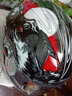 LS2头盔   摩托车头盔   赛车跑盔  机车  卡丁车  FF358 本田红狼图腾 XXL头围59-60 实拍图