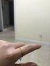 微奢妙珠方形黄金戒指999足金素圈光面指环3D硬金几何形小方戒女抖音同款 17号 实拍图