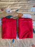 莫代尔男士内衣秋衣秋裤超薄青年升温发热纤维透气保暖内衣套装秋冬 大红色 2XL (180) （推荐150-170斤） 实拍图