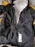 啄木鸟夹克男外套中长款韩版潮流中青年男士春秋季休闲连帽男装 黑色加绒 3XL 实拍图