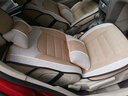 君适 四季通用汽车坐垫全包围汽车座套仿亚麻布艺座垫夏季座椅套用于 豪华版卡其色 标致408标志301标致308标致508标致307 实拍图