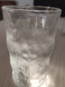 沐韩（MUHAN）冰川杯玻璃杯日式冰川纹高颜值加厚耐热酒杯茶杯饮料杯咖啡杯水杯 矮款加厚耐热 300ml 2只 实拍图