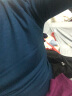 袋鼠薄款羊毛衫男2021秋季新款男士纯色套头毛衣男装休闲百搭打底针织毛衫 圆领-蓝色 185/3XL(建议170-185斤) 晒单实拍图