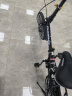 凤凰（PHOENIX） 折叠自行车女男儿童学生女士超轻便携免安装载变速折叠小轮单车 【双减震碟刹】20寸7速十八刀黑 实拍图