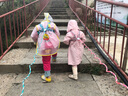 天才一叮 防走失带牵引绳背包儿童防丢绳宝宝防走丢肩带母子安全绳溜娃神器 天蓝色 1.5米 实拍图