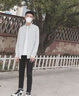 花花公子（PLAYBOY）牛仔裤男夏季2026新款潮流休闲修身小脚裤男百搭直筒宽松裤子男款 X-1173HH2109蓝色 31 实拍图