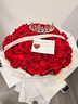 鲜花情99朵红玫瑰鲜花束同城配送女朋友老婆生日花束表白礼物 爱意生日·99朵红玫瑰鲜花花束 同城配送 支持预约日期 实拍图