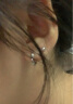 YYEU养耳洞耳钉女s925银耳环睡觉不用摘的耳扣小耳圈气质韩国简约银耳饰耳骨环 耳圈一对+圆头耳钉一对+耳针一对 实拍图