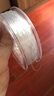 太因美 手串绳弹力线进口水晶透明文玩绳子穿珠子弹性金刚玛瑙佛珠玉线 1.0mm白色水晶线 实拍图
