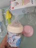 贝儿欣（BABISIL） 婴儿奶瓶 新生儿宝宝宽口径玻璃奶瓶感温变色 粉红- 150ml 实拍图