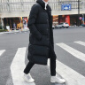 左斯客 棉衣男中长款加厚外套冬季新款韩版青少年帅气棉服男棉袄大衣 黑色 2XL 实拍图