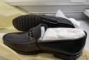 金利来（goldlion）男鞋商务休闲鞋舒适轻质透气时尚皮鞋59683019201A-黑-43码 实拍图