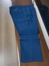 纯棉男士牛仔裤秋冬季厚款高腰直筒宽松男裤中老年深裆弹力爸爸裤 中蓝  牛仔 36 (2尺9 ) 实拍图