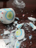 费罗伦棒棒糖可以吃很久的糖jawbreaker大白魔法球糖果大棒棒糖超大圆球 5.7厘米大白糖【带棒柄】 4.5厘米 实拍图