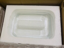 博为（BW） 盘子家用菜盘钢化玻璃加厚鱼盘微波炉烤箱用大号长方形盘子 9英寸 钢化玻璃烤盘 实拍图