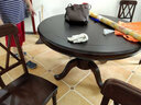 方寸毫厘圆桌 实木圆餐桌 大圆桌子美式实木餐桌家用餐台可选餐桌椅组合 1.35米大圆桌 实拍图