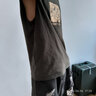 真维斯（Jeanswest） 中国风无袖背心男纯棉夏季2024年新款宽松大码运动坎肩篮球汗衫 灰绿#ZS爱心虎 L 【推荐110-130斤左右】 实拍图